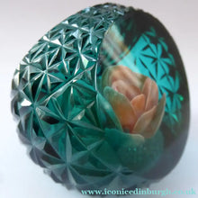 Load image into Gallery viewer, Limited Scottish Caithness Glass Paperweight. Rose Basket. Colin Terris
