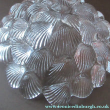 Load image into Gallery viewer, DANISH Royal Copenhagen Vintage Bi-valve Clear Crystal Bowl
