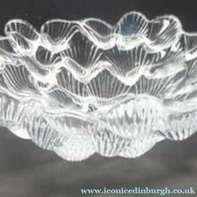 Load image into Gallery viewer, DANISH Royal Copenhagen Vintage Bi-valve Clear Crystal Bowl
