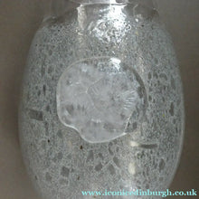 Load image into Gallery viewer, LARGE Kosta Boda Fossil Vase by Kjell Engman (2000). Height 10 3/4 inches. Signed
