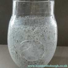 Load image into Gallery viewer, LARGE Kosta Boda Fossil Vase by Kjell Engman (2000). Height 10 3/4 inches. Signed
