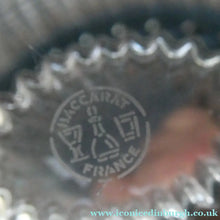 Load image into Gallery viewer, Modernist 2001 BACCARAT France Oval "Eye" Vase by Nicholas Tribulot. 5 1/2 inches (15 cm)
