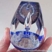 Load image into Gallery viewer, Golden Jubiliee Royal Reflections Caithness Glass Paperweight by Colin Terris
