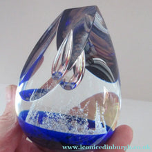 Load image into Gallery viewer, Golden Jubiliee Royal Reflections Caithness Glass Paperweight by Colin Terris
