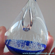Load image into Gallery viewer, Golden Jubiliee Royal Reflections Caithness Glass Paperweight by Colin Terris
