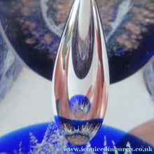 Load image into Gallery viewer, Golden Jubiliee Royal Reflections Caithness Glass Paperweight by Colin Terris
