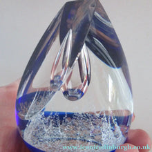 Load image into Gallery viewer, Golden Jubiliee Royal Reflections Caithness Glass Paperweight by Colin Terris
