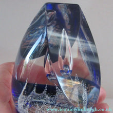 Load image into Gallery viewer, Golden Jubiliee Royal Reflections Caithness Glass Paperweight by Colin Terris
