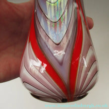 Load image into Gallery viewer, Vintage Okra Vase British Studio Glass by David Barras
