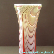 Load image into Gallery viewer, Vintage Okra Vase British Studio Glass by David Barras
