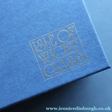 Load image into Gallery viewer, Collectable TIMOTHY HARRIS, Isle of Wight LARGE Glass Flower Block. Signed and dated 2001
