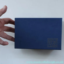 Load image into Gallery viewer, Collectable TIMOTHY HARRIS, Isle of Wight LARGE Glass Flower Block. Signed and dated 2001
