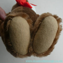 Load image into Gallery viewer, STEIFF CLUB BEAR (2001). Plush Dark Brown 1950s Replica Teddy Bear
