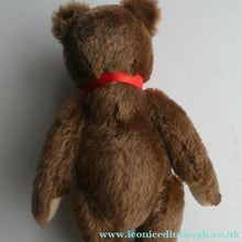 Load image into Gallery viewer, STEIFF CLUB BEAR (2001). Plush Dark Brown 1950s Replica Teddy Bear

