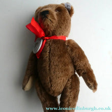 Load image into Gallery viewer, STEIFF CLUB BEAR (2001). Plush Dark Brown 1950s Replica Teddy Bear

