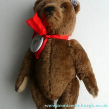 Load image into Gallery viewer, STEIFF CLUB BEAR (2001). Plush Dark Brown 1950s Replica Teddy Bear
