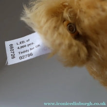 Load image into Gallery viewer, BOXED: Vintage 2002 STEIFF BEAR. Large Classic LIMITED EDITION British Collector's Bear (660726)
