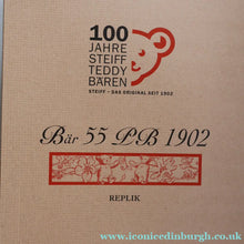 Load image into Gallery viewer, BOXED: Vintage 2002 STEIFF BEAR. Very Large Classic LIMITED EDITION "Bear 55 PB 1902" Bear EAN (663123)
