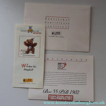 Load image into Gallery viewer, BOXED: Vintage 2002 STEIFF BEAR. Very Large Classic LIMITED EDITION "Bear 55 PB 1902" Bear EAN (663123)
