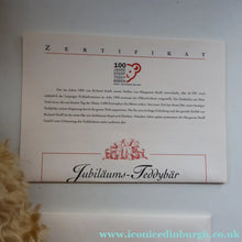 Load image into Gallery viewer, BOXED: Vintage 2002 STEIFF BEAR.  Very Large Classic LIMITED EDITION "Centenary Bear" EAN (670985)
