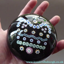 Load image into Gallery viewer, Vintage COLIN TERRIS Golden Jubilee Scottish Caithness Glass Paperweight: TRIBUTE
