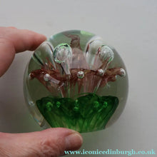 Load image into Gallery viewer, Vintage 2002 COLIN TERRIS Caithness Glass Paperweight: MOONLIGHT SERENADE. From the Classic Collection
