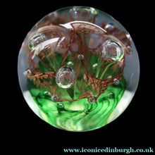 Load image into Gallery viewer, Vintage 2002 COLIN TERRIS Caithness Glass Paperweight: MOONLIGHT SERENADE. From the Classic Collection
