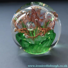 Load image into Gallery viewer, Vintage 2002 COLIN TERRIS Caithness Glass Paperweight: MOONLIGHT SERENADE. From the Classic Collection

