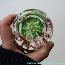 Load image into Gallery viewer, Vintage 2002 COLIN TERRIS Caithness Glass Paperweight: MOONLIGHT SERENADE. From the Classic Collection
