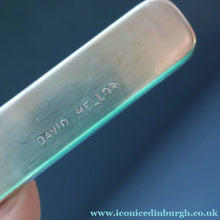 Load image into Gallery viewer, Vintage 2002 DAVID MELLOR Stainless Steel Cutlery. Set of Dessert Spoons. Minimal Design
