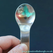 Load image into Gallery viewer, Vintage 2002 DAVID MELLOR Stainless Steel Cutlery. Set of Dessert Spoons. Minimal Design
