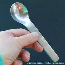 Load image into Gallery viewer, Vintage 2002 DAVID MELLOR Stainless Steel Cutlery. Set of Dessert Spoons. Minimal Design
