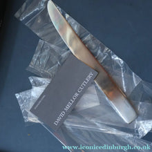 Load image into Gallery viewer, Vintage 2002 DAVID MELLOR Stainless Steel Cutlery. Set of Six Table Knives. Minimal Design
