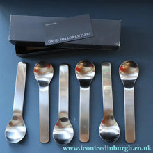 Load image into Gallery viewer, Vintage 2002 DAVID MELLOR Stainless Steel Cutlery. Set of Tablespoons. Minimal Design 
