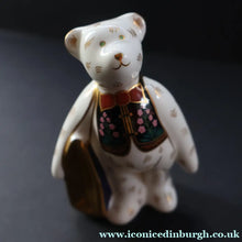 Load image into Gallery viewer, 2002 Royal Crown Derby Special Edition. Bennetts Shopper Bear Figurine - Royal Crown Derby Paperweight
