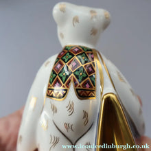 Load image into Gallery viewer, 2002 Royal Crown Derby Special Edition. Bennetts Shopper Bear Figurine - Royal Crown Derby Paperweight
