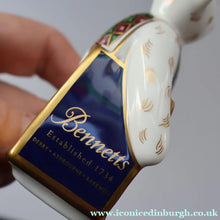 Load image into Gallery viewer, 2002 Royal Crown Derby Special Edition. Bennetts Shopper Bear Figurine - Royal Crown Derby Paperweight
