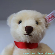 Load image into Gallery viewer, Sweet 2002 Small White Vintage STEIFF BEAR. Limited Edition Centenary Bear with Ceramic Medallion (671043)
