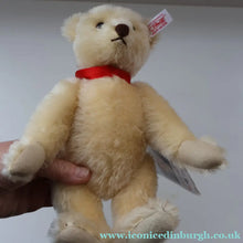 Load image into Gallery viewer, Sweet 2002 Small White Vintage STEIFF BEAR. Limited Edition Centenary Bear with Ceramic Medallion (671043)

