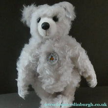 Load image into Gallery viewer, STEIFF CLUB BEAR (2002). Plush White Long Hair Mohair Teddy Bear

