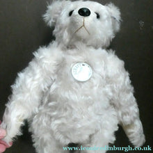 Load image into Gallery viewer, STEIFF CLUB BEAR (2002). Plush White Long Hair Mohair Teddy Bear
