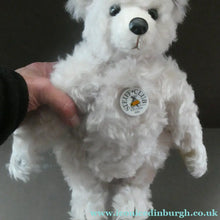 Load image into Gallery viewer, STEIFF CLUB BEAR (2002). Plush White Long Hair Mohair Teddy Bear
