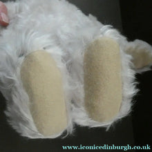 Load image into Gallery viewer, STEIFF CLUB BEAR (2002). Plush White Long Hair Mohair Teddy Bear
