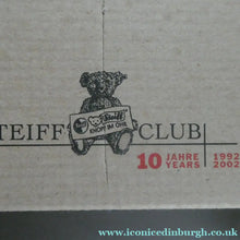 Load image into Gallery viewer, STEIFF CLUB BEAR (2002). Plush White Long Hair Mohair Teddy Bear
