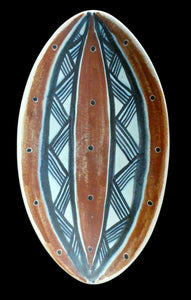 Vintage Danish Pottery Shallow Dish by Michael Andersen. Attributed to Marianne Starck (Tribal Design)