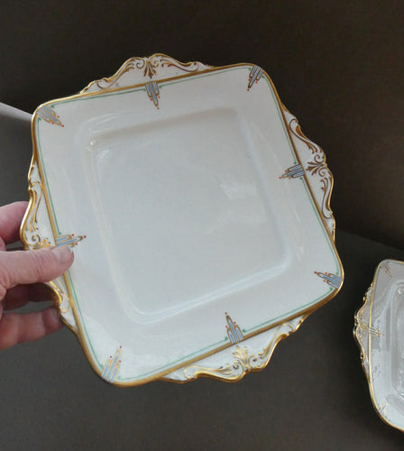Early PARAGON Bone China ART NOUVEAU Pattern Cake Plate
