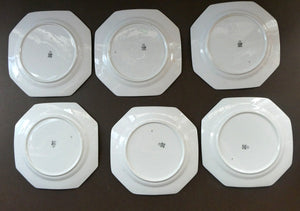 Early PARAGON Bone China ART NOUVEAU Set of Six Side Plates