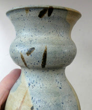 Load image into Gallery viewer, 1990s Studio Pottery Sculptural Vase. Incised PT Mark for Patrick Taylor, Cornwall
