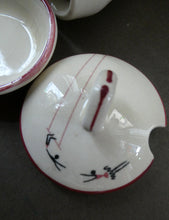 Load image into Gallery viewer, Fabulous 1950s Beswick CIRCUS PATTERN Ceramic Cruet Set and Stand
