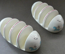 Load image into Gallery viewer, 1950s Beswick CIRCUS PATTERN Ceramic Toast Rack
